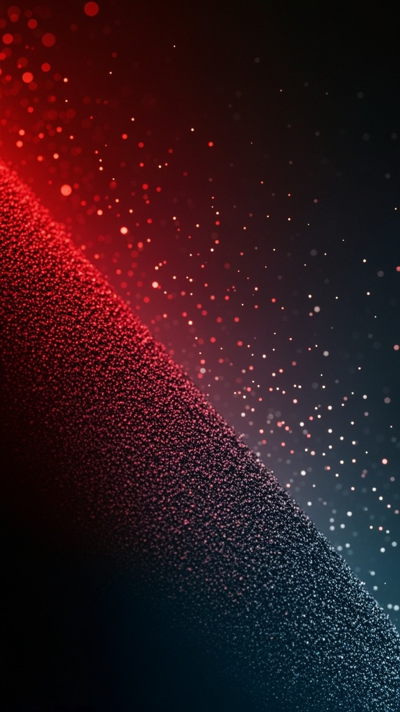 背景图-渐变红黑,纯色壁纸背景,渐变红黑,逐渐弥散的细微的颗粒