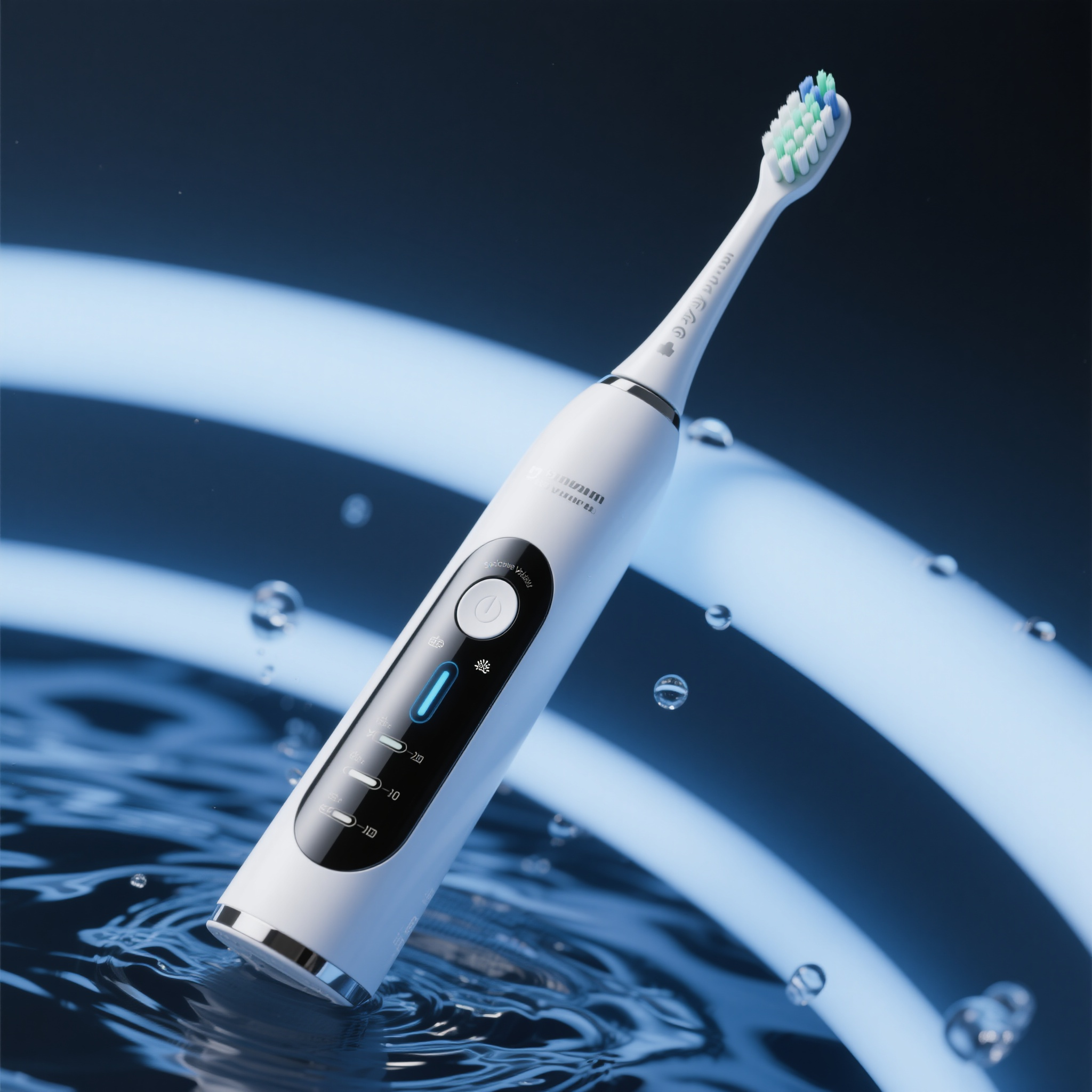 电商主图电动牙刷,电动牙刷充电款,声波震动技术,防水机身设计,多档位调节,口腔护理用品,健康卫生工具,现代科技应用,牙齿清洁效果,医疗保健器械,口腔健康维护