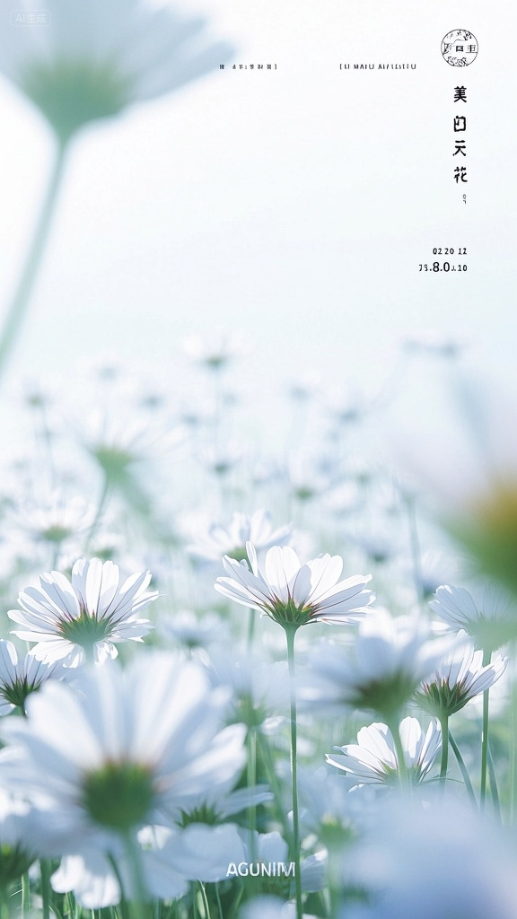 广告设计,广告海报,超现实,梦幻效果,超大特写花海,朦胧镜头感,画面极具冲击力,纵深感,极简,海报感,高级配色,大片,超清晰,广告设计,横幅